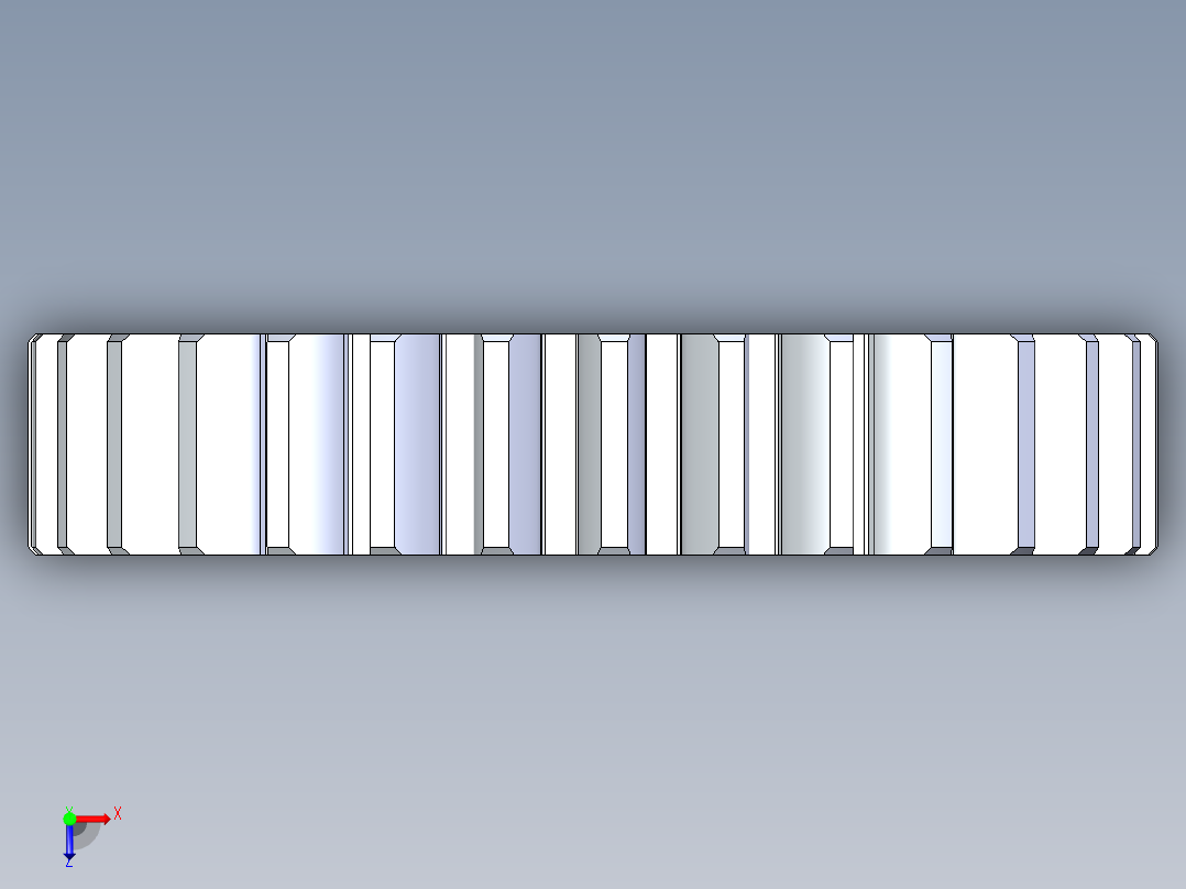 正齿轮-m0.8 20PA 30t Spur Gear俯视图