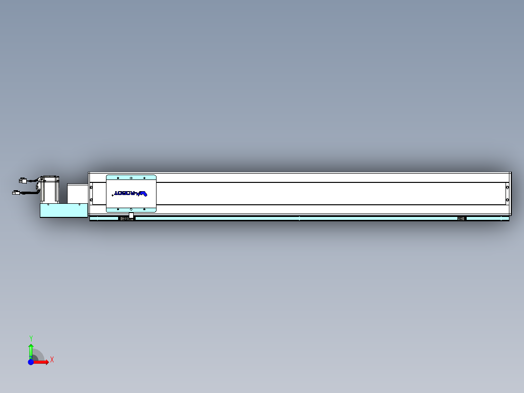 威洛博VBC同步带传动一无尘环境VBC14-L45-S1050-BL-ZP40-C3前视图