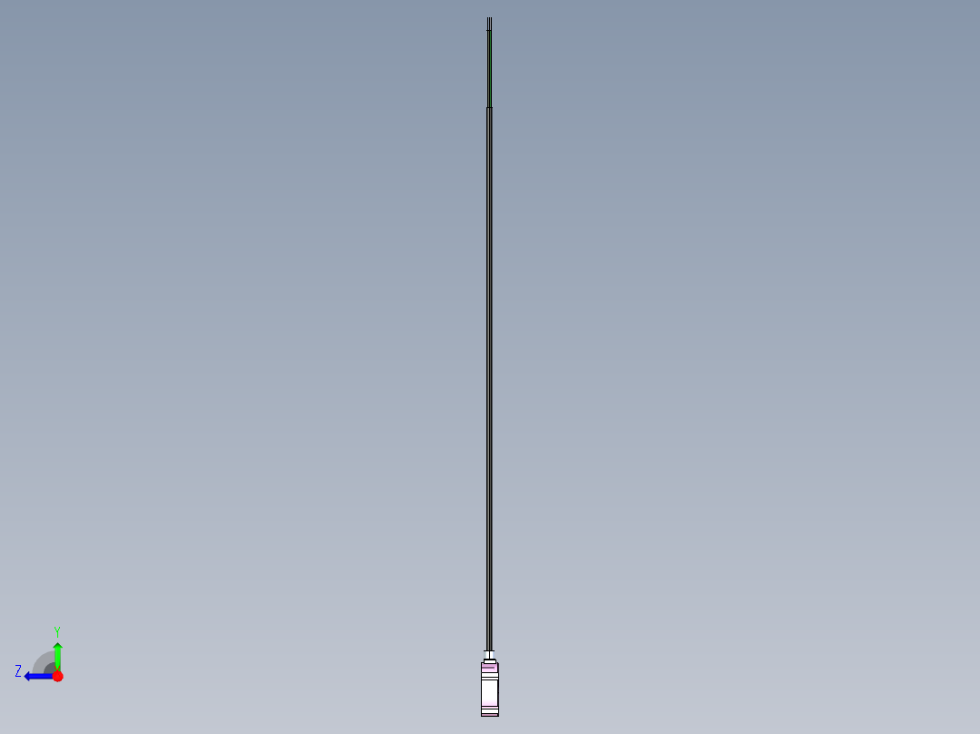 NOVOTECHNIK角度位移传感器RFC-4800 系列右视图