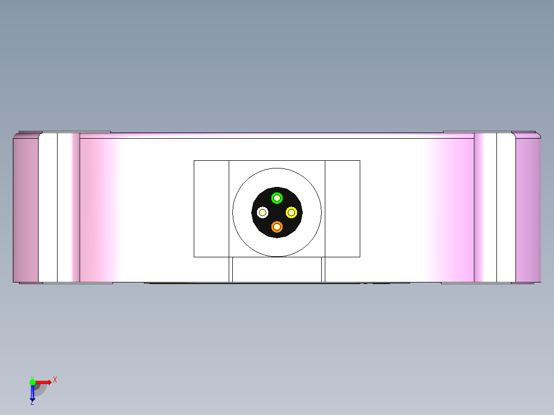 NOVOTECHNIK角度位移传感器RFC-4800 系列俯视图
