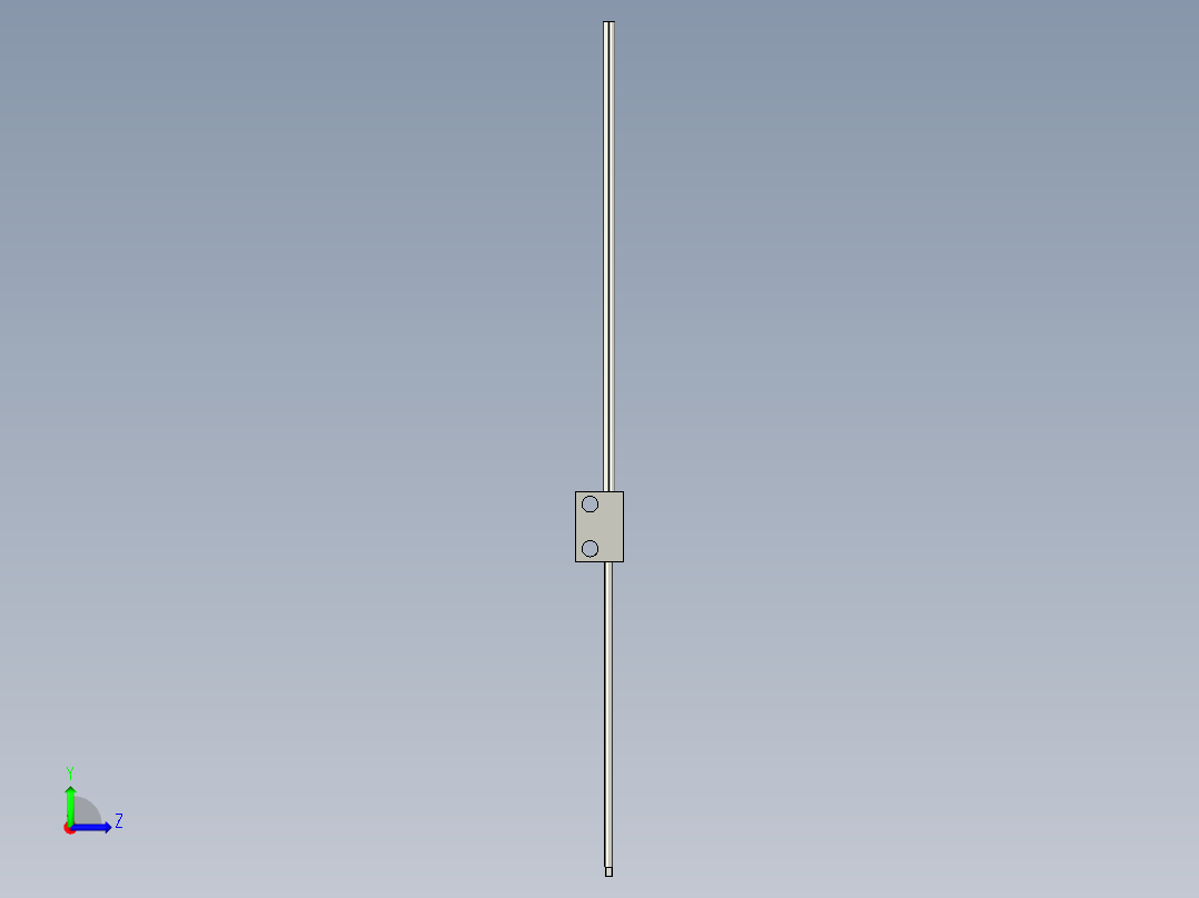 基恩士FU-63T_kc图纸模型左视图