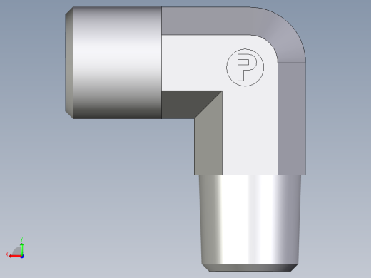 卡套式工业通用硬管接头EO_Male_stud_elbow_WE06SM71X后视缩略图