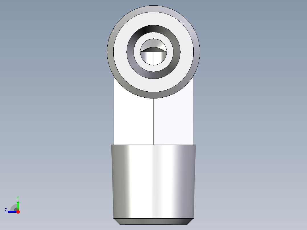 卡套式工业通用硬管接头EO_Male_stud_elbow_WE06SM71X右视图