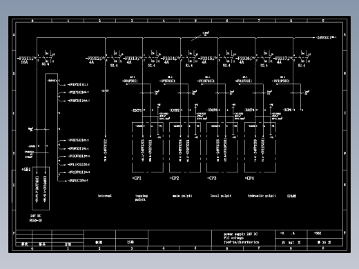 炼钢PLC自动控制系统图纸