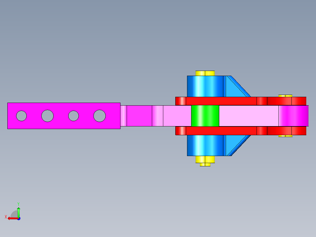 德克斯TUNKERS气缸数模T5-05BA后视图