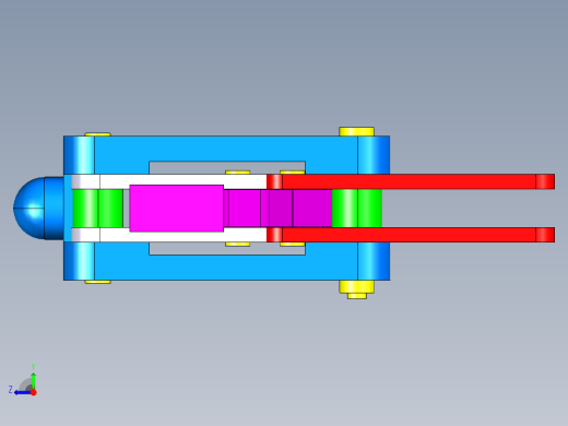德克斯TUNKERS气缸数模T5-05BA右视缩略图