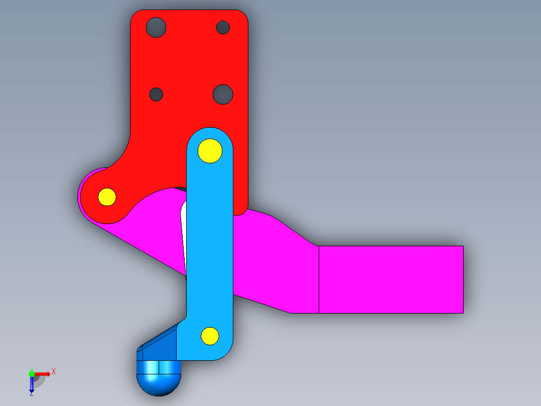 德克斯TUNKERS气缸数模T5-05BA俯视图