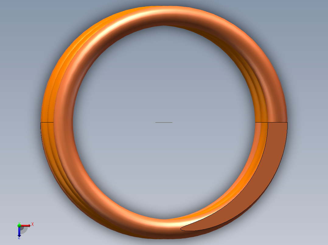 柔性弹簧俯视图