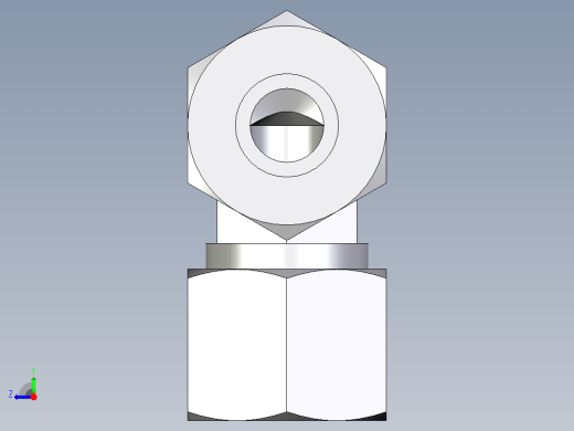 卡套式工业通用硬管接头EO_Union_elbow_W14SCF右视缩略图