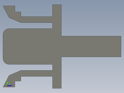 型材-BR 10 SLOT BRUSH STRIP KJNSTRIP10.STEP左视缩略图