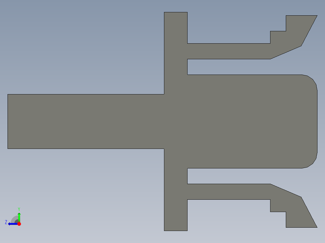 型材-BR 10 SLOT BRUSH STRIP KJNSTRIP10.STEP右视图