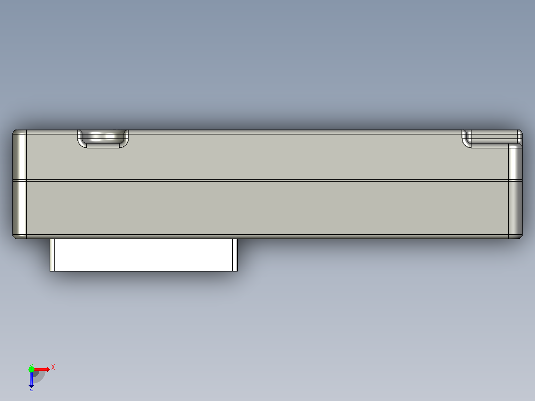 基恩士VT2-E2_P2_kc图纸模型俯视图
