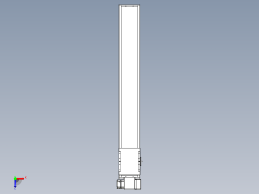 同步带全封闭直线模组TPA-HCB-14D-120-L900-RP-C-P40-N3俯视缩略图