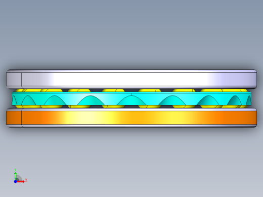 平面推力球轴承51107前视缩略图