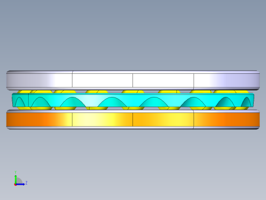 平面推力球轴承51107左视缩略图