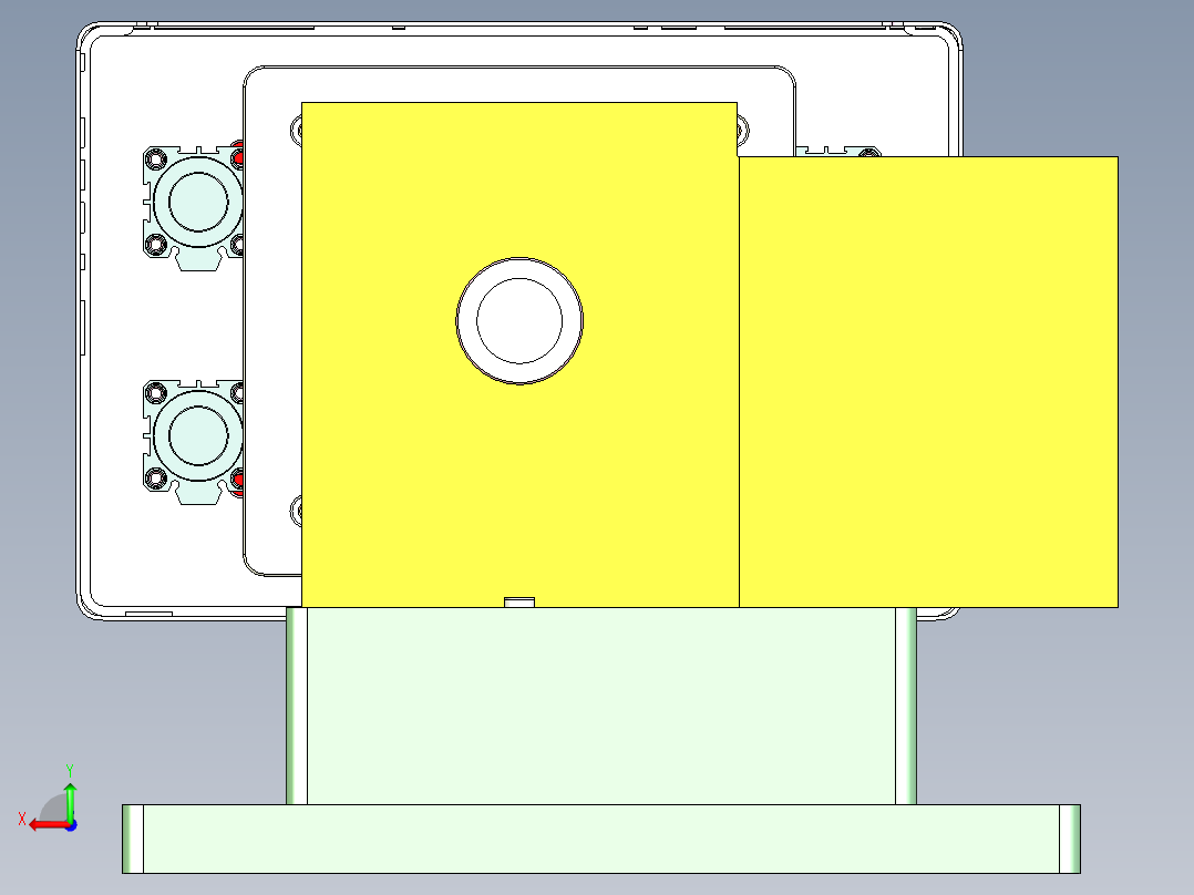 AAPB0-TRIM-笔记本CNC工装夹具三维模型CNC3-0302后视图