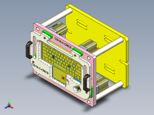CS19-C-CNC5笔记本CNC工装夹具三维模型-180625