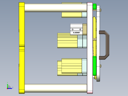 CS19-C-CNC5笔记本CNC工装夹具三维模型-180625左视缩略图