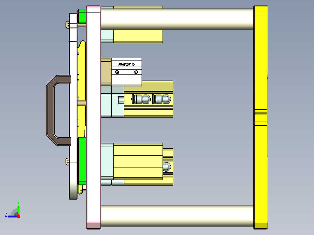 CS19-C-CNC5笔记本CNC工装夹具三维模型-180625右视图
