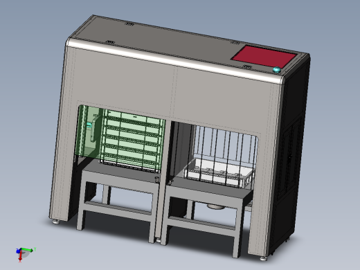 风淋+射频（sw18可编辑+工程图+bom）