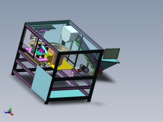 端盖自动加工机sw18可编辑