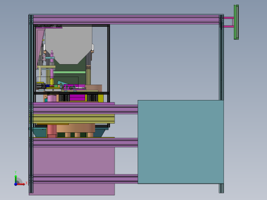 端盖自动加工机sw18可编辑前视缩略图