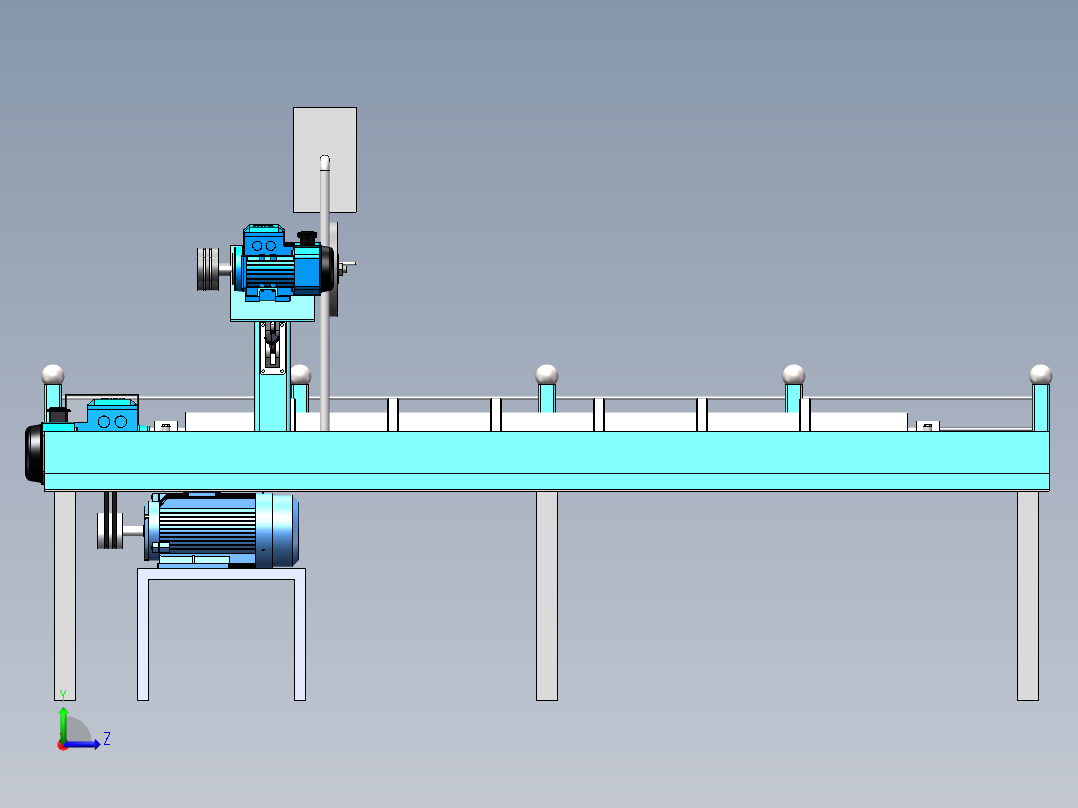 浮动抛光机设计左视图