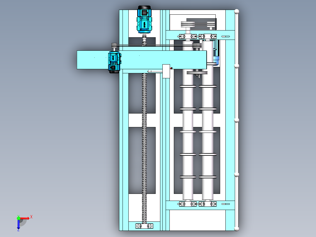 浮动抛光机设计俯视图