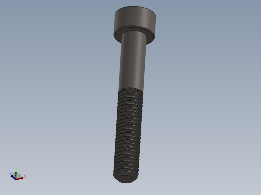 Screw_DIN_912_M6x40_A2.SLDPRT公制内六角螺钉