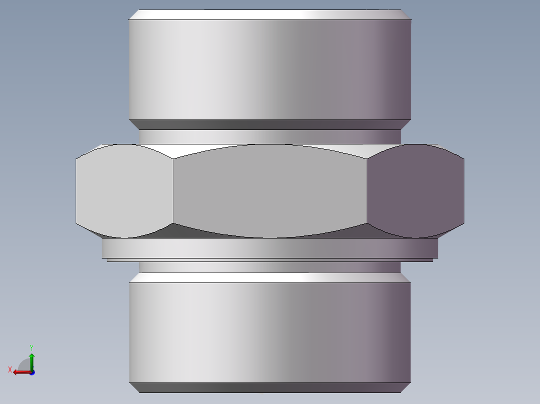 英制管螺纹ED密封、1DB-42-20WD后视图
