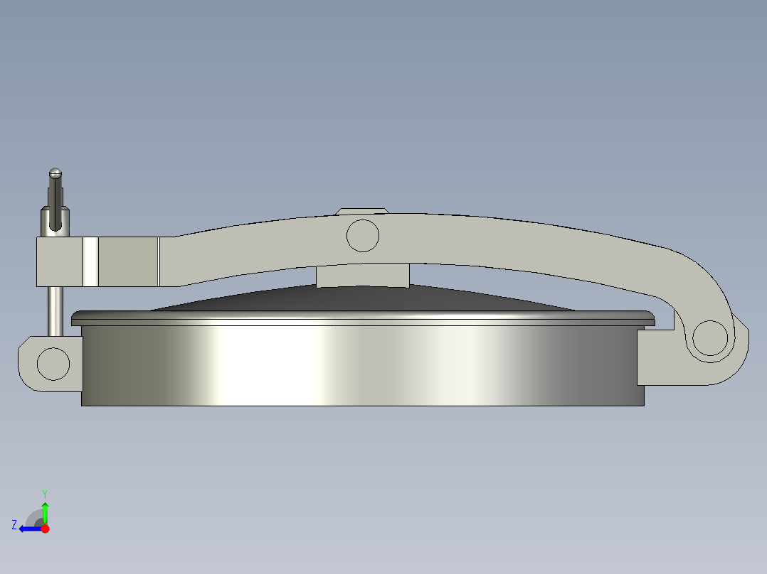 人孔manhole-450-food-grade-1 1 STP IGS右视图