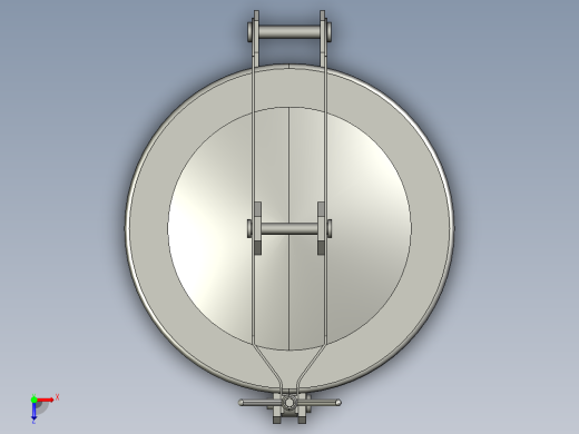 人孔manhole-450-food-grade-1 1 STP IGS俯视缩略图