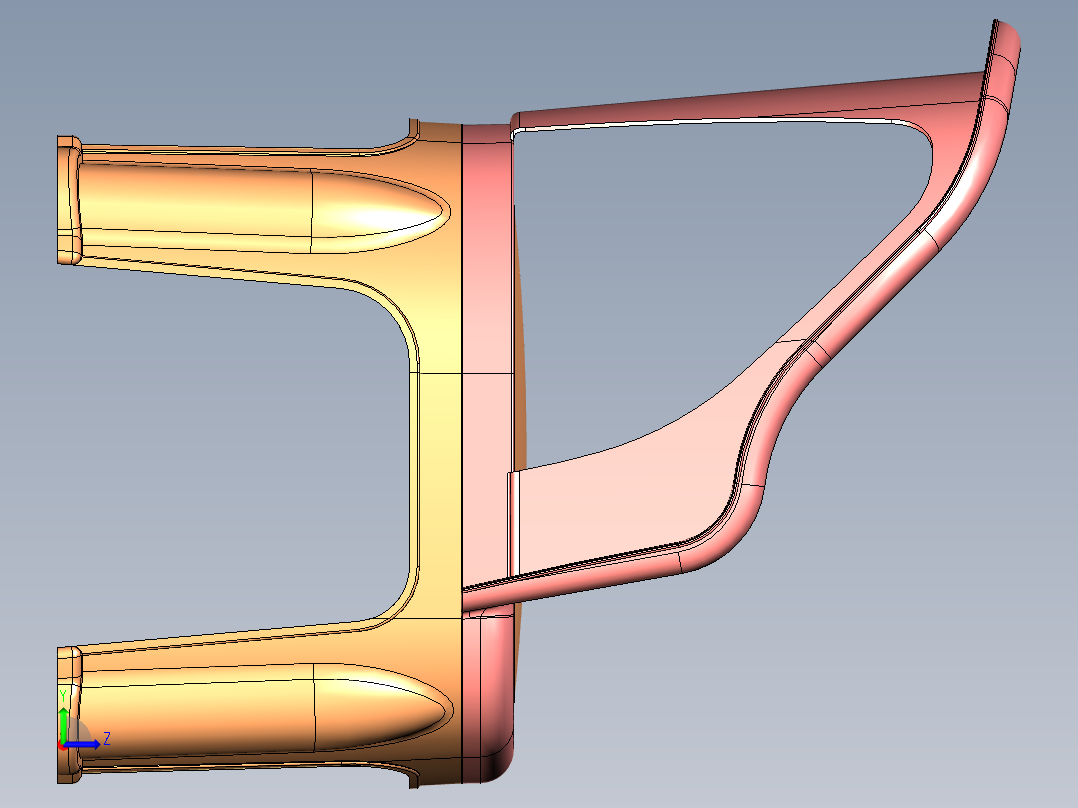 A0002813-塑料椅子左视图