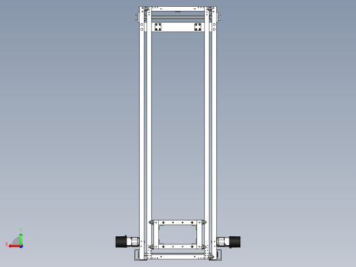 A2004438-电梯 CAD 提升机后视缩略图
