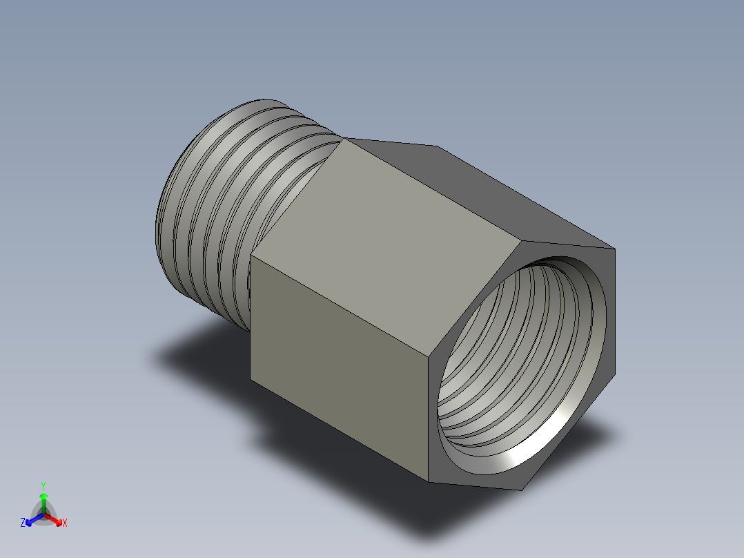 螺纹管转接头-内外丝等径 DN10