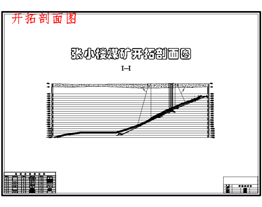 张小楼煤矿1.2Mta新井设计含6张CAD图缩略图