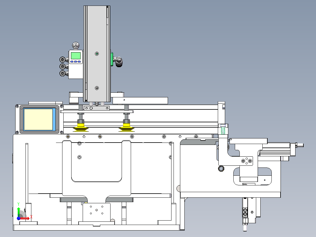 片料贴标机飞达V02--1109134-85前视图