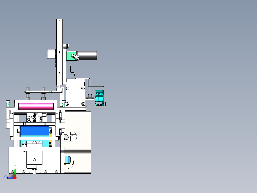 片料贴标机飞达V02--1109134-85右视图