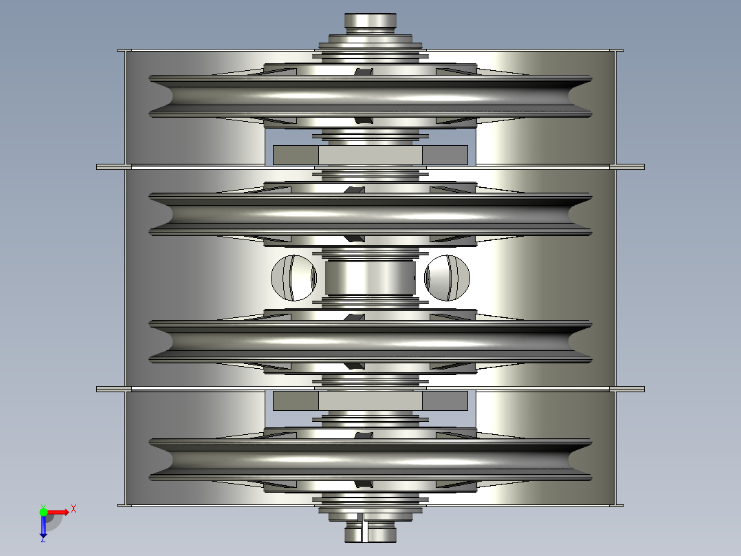 副吊钩组俯视图