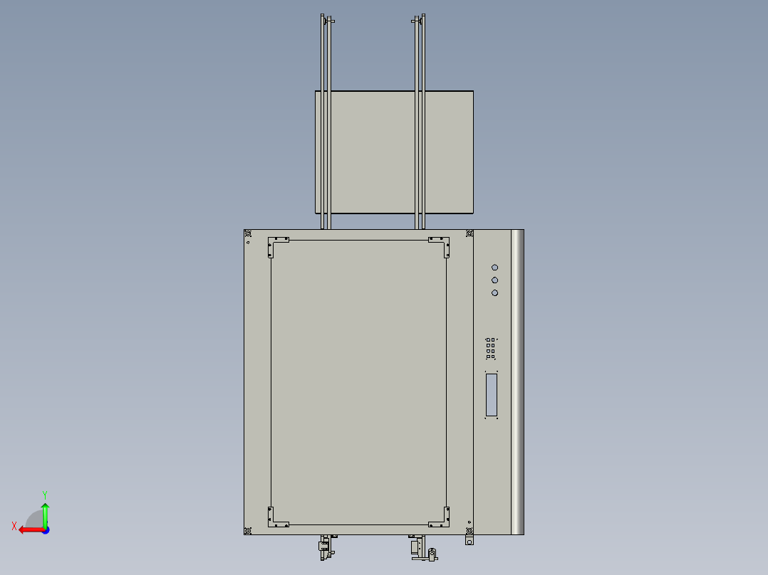 适应性强的LED检测治具后视图