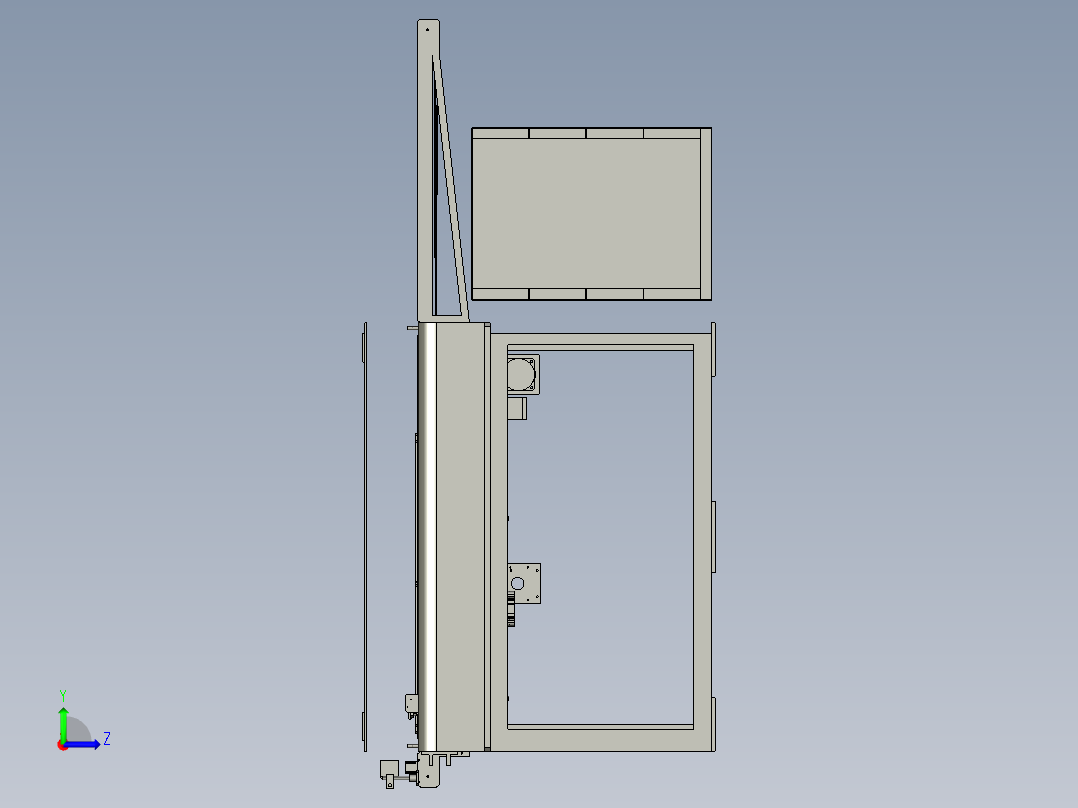 适应性强的LED检测治具左视图