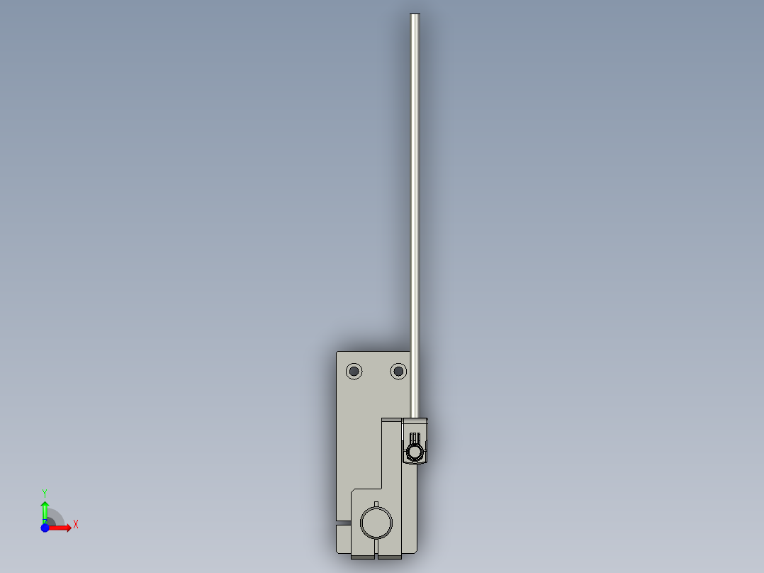 接料踏板检测有无前视图