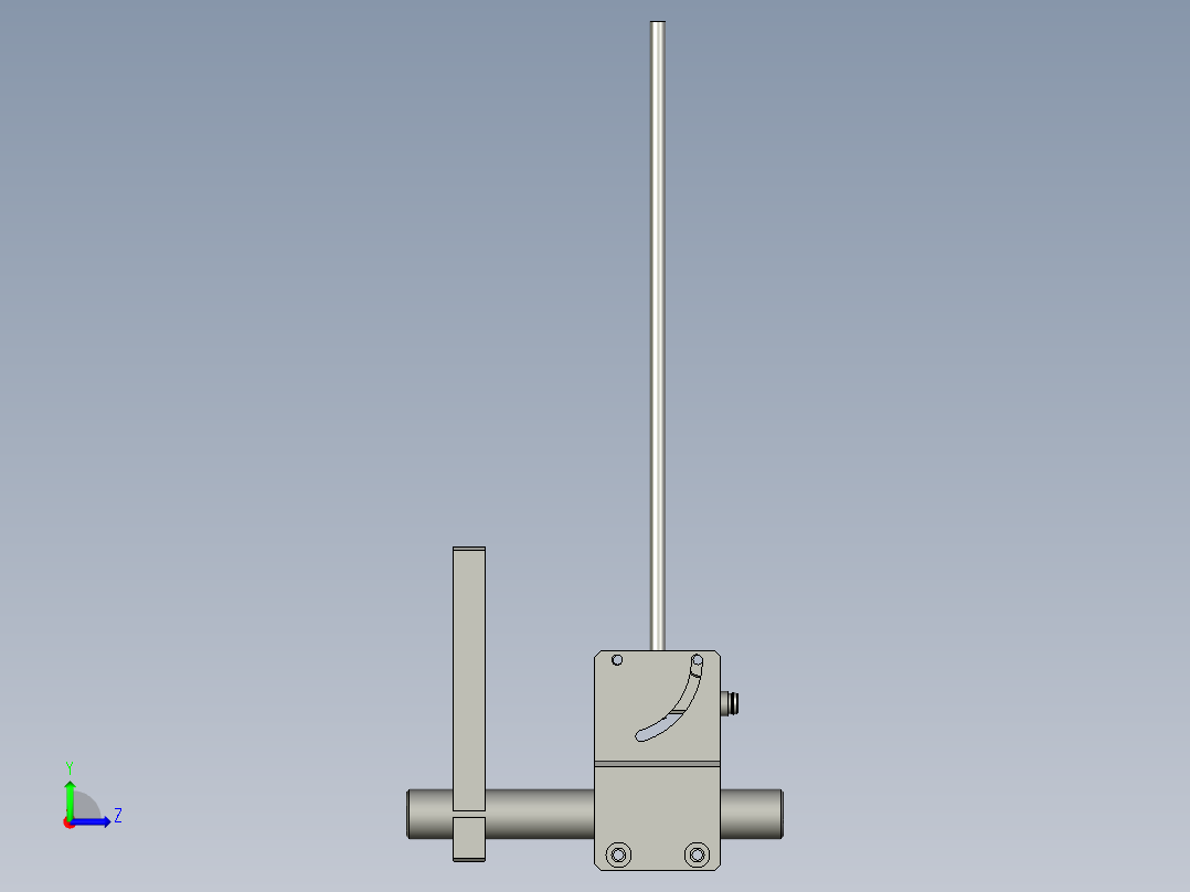 接料踏板检测有无左视图