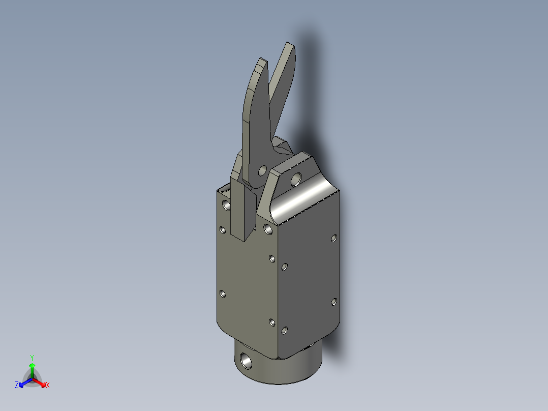 AAA211801气剪正等轴测图