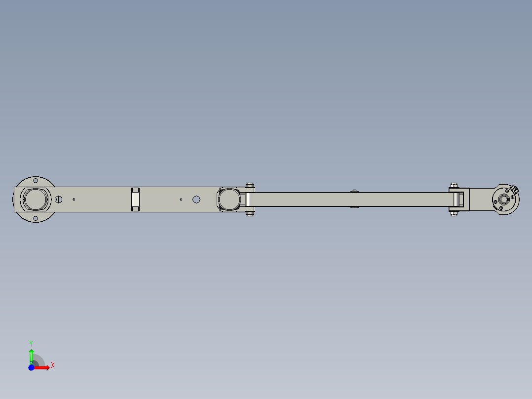 大机械臂支架标准款(D25L315-380-400)_外形图_20230901-2前视图