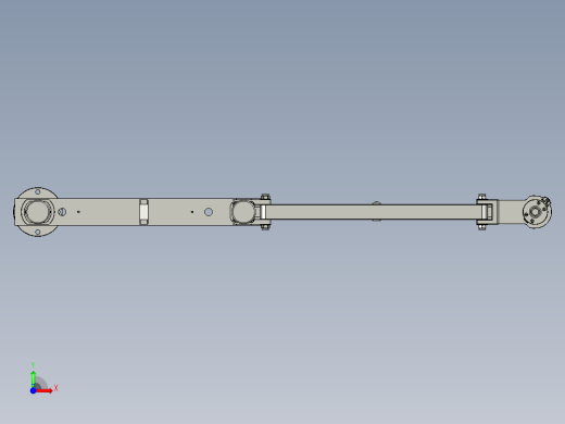 大机械臂支架标准款(D25L315-380-400)_外形图_20230901-2前视缩略图