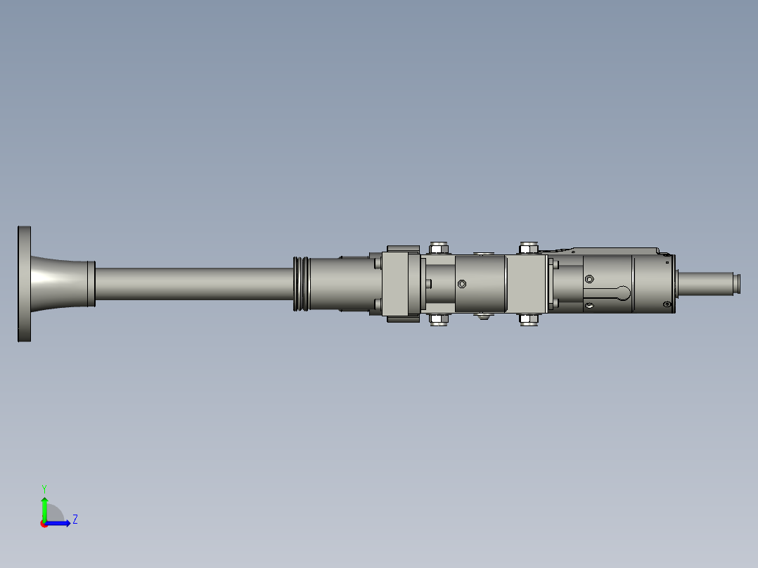 大机械臂支架标准款(D25L315-380-400)_外形图_20230901-2左视图