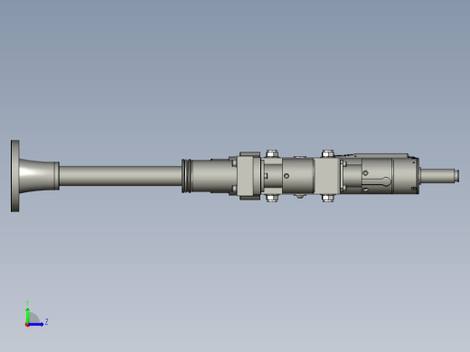 大机械臂支架标准款(D25L315-380-400)_外形图_20230901-2左视缩略图