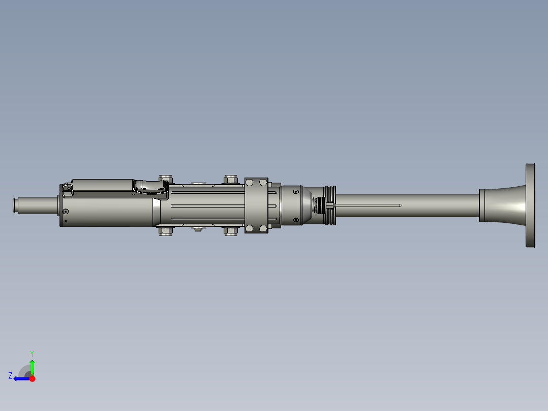 大机械臂支架标准款(D25L315-380-400)_外形图_20230901-2右视图