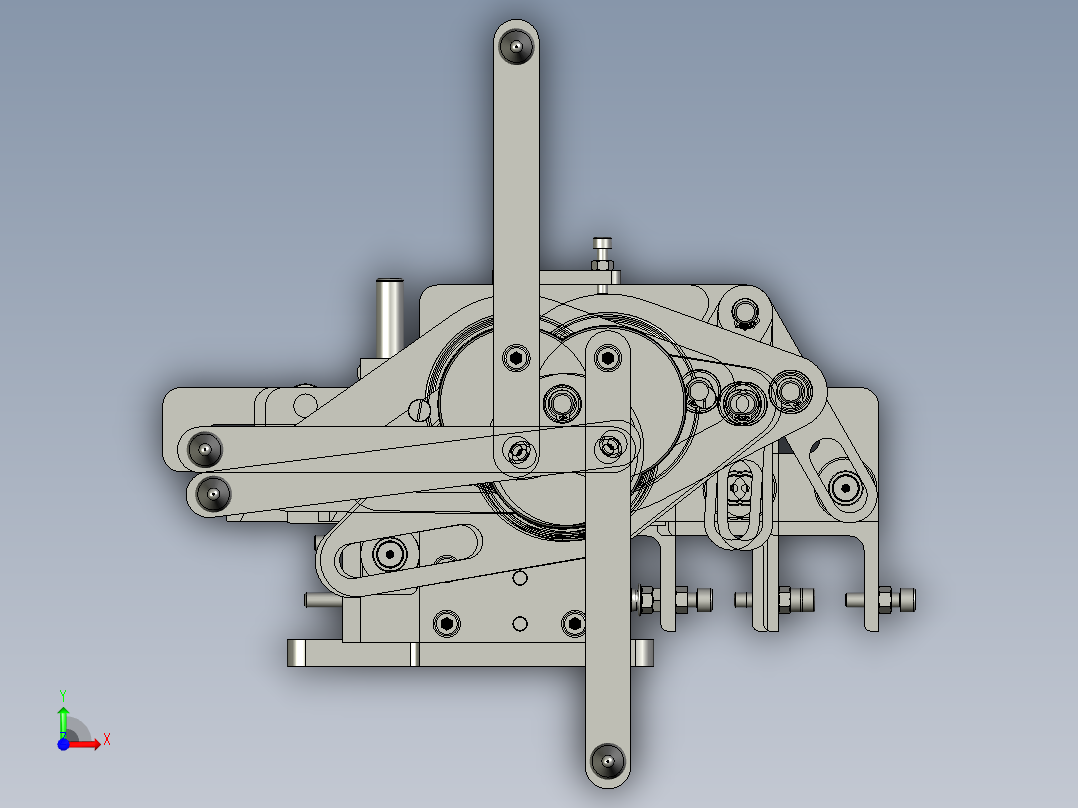 辐条切割穿线机前视图